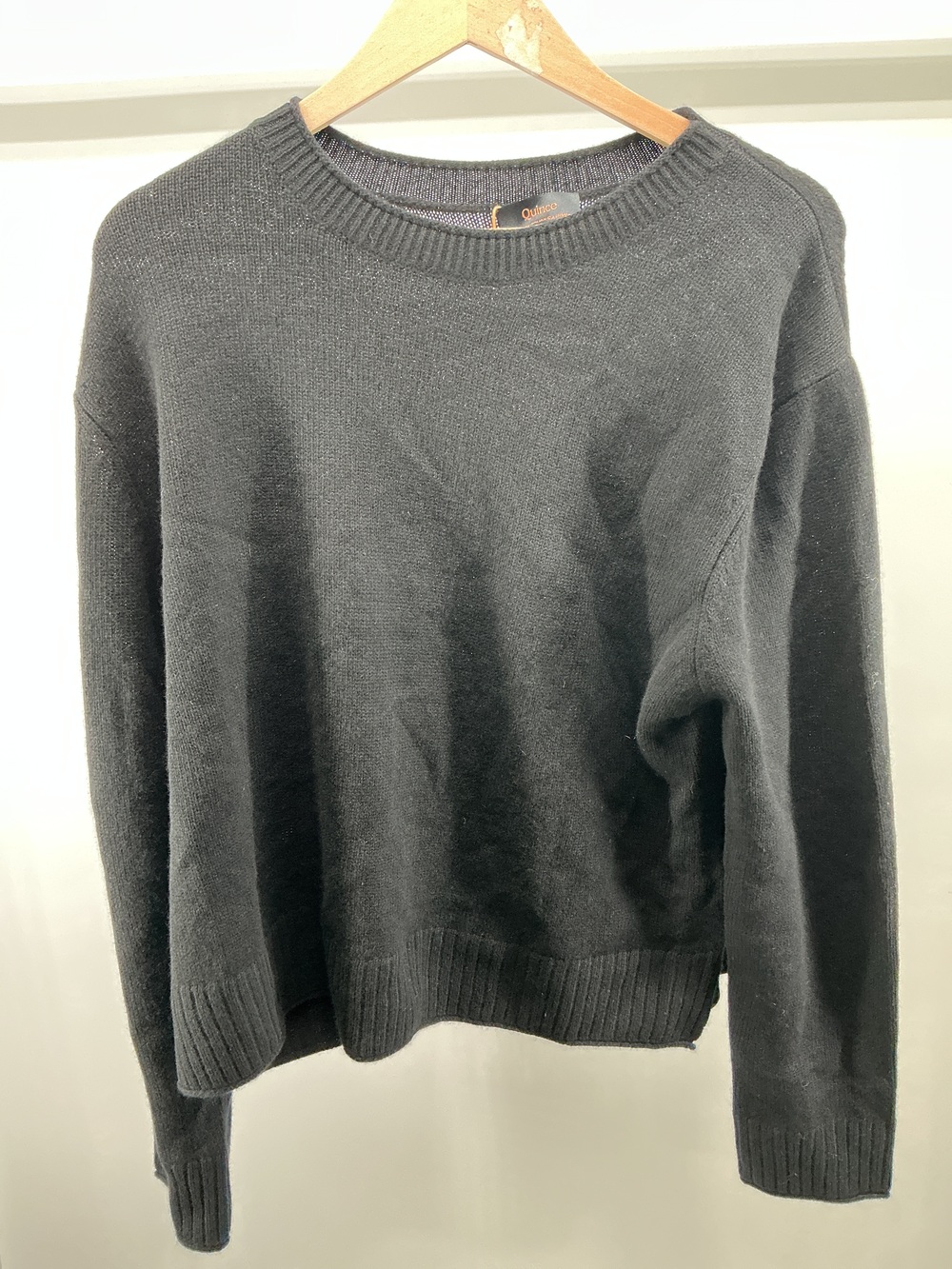 Mongolian Cashmere Boxy Crewneck Sweater